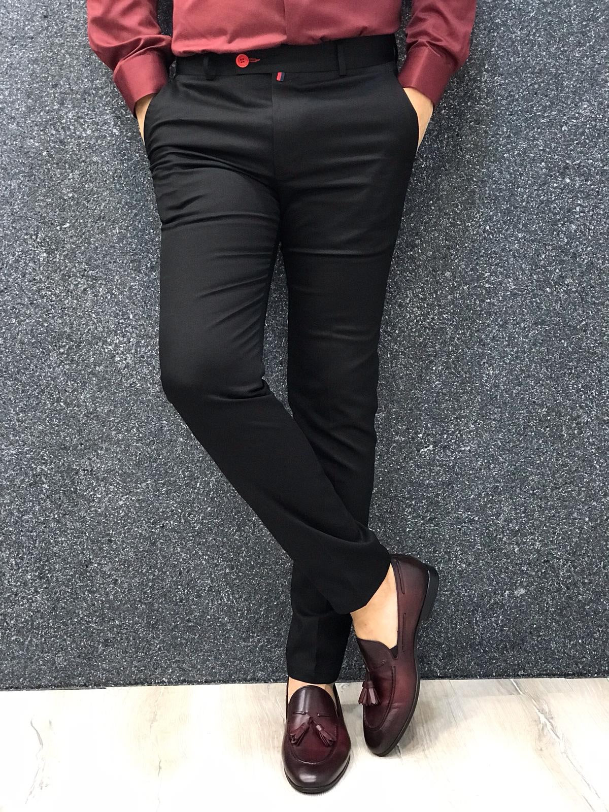 Buy Plus Size Women Black Colour Formal Pants (36) at Amazon.in